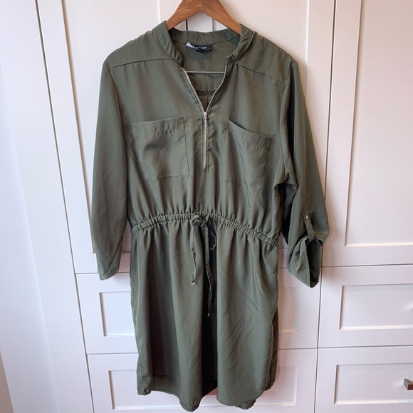 Lily Morgan Dresses & Skirts - Lily Morgan Olive Green Dress